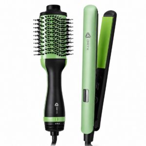 Cepillo Secador y Modelador + Plancha de Pelo Oryx