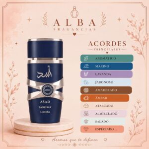 Perfume Lattafa Asad Zanzibar Limited Edition Masculino EDP 100ml